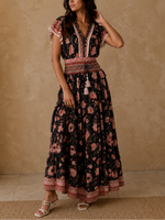 SALROSA Long Print Dress