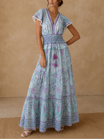 SALROSA Long Print Dress