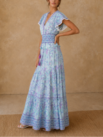 SALROSA Long Print Dress