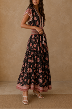 SALROSA Long Print Dress