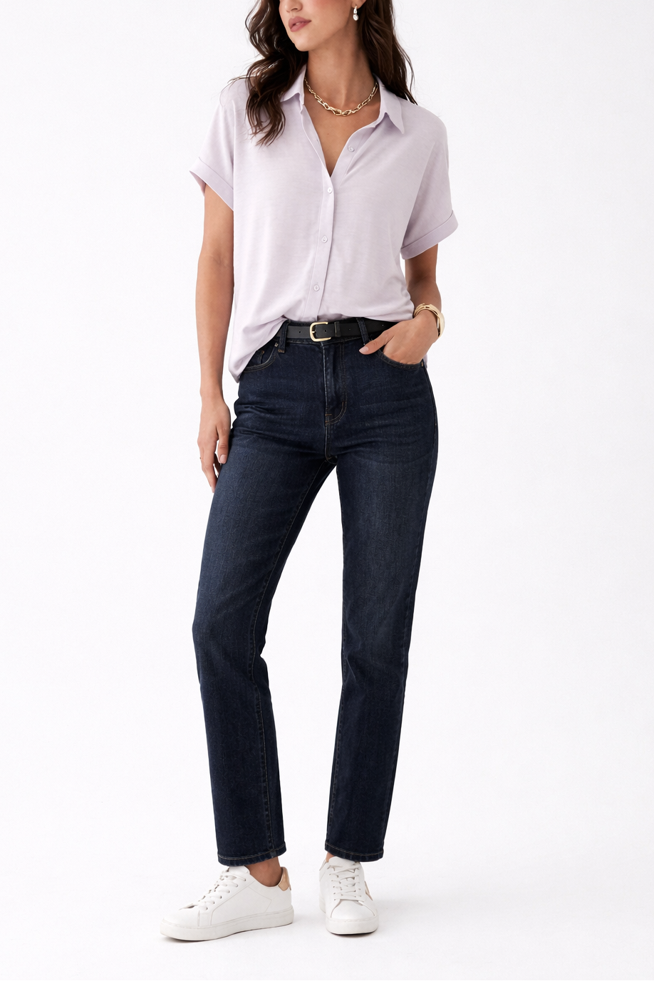 Majestic Filatures Stretch Linen Cap Sleeve Shirt
