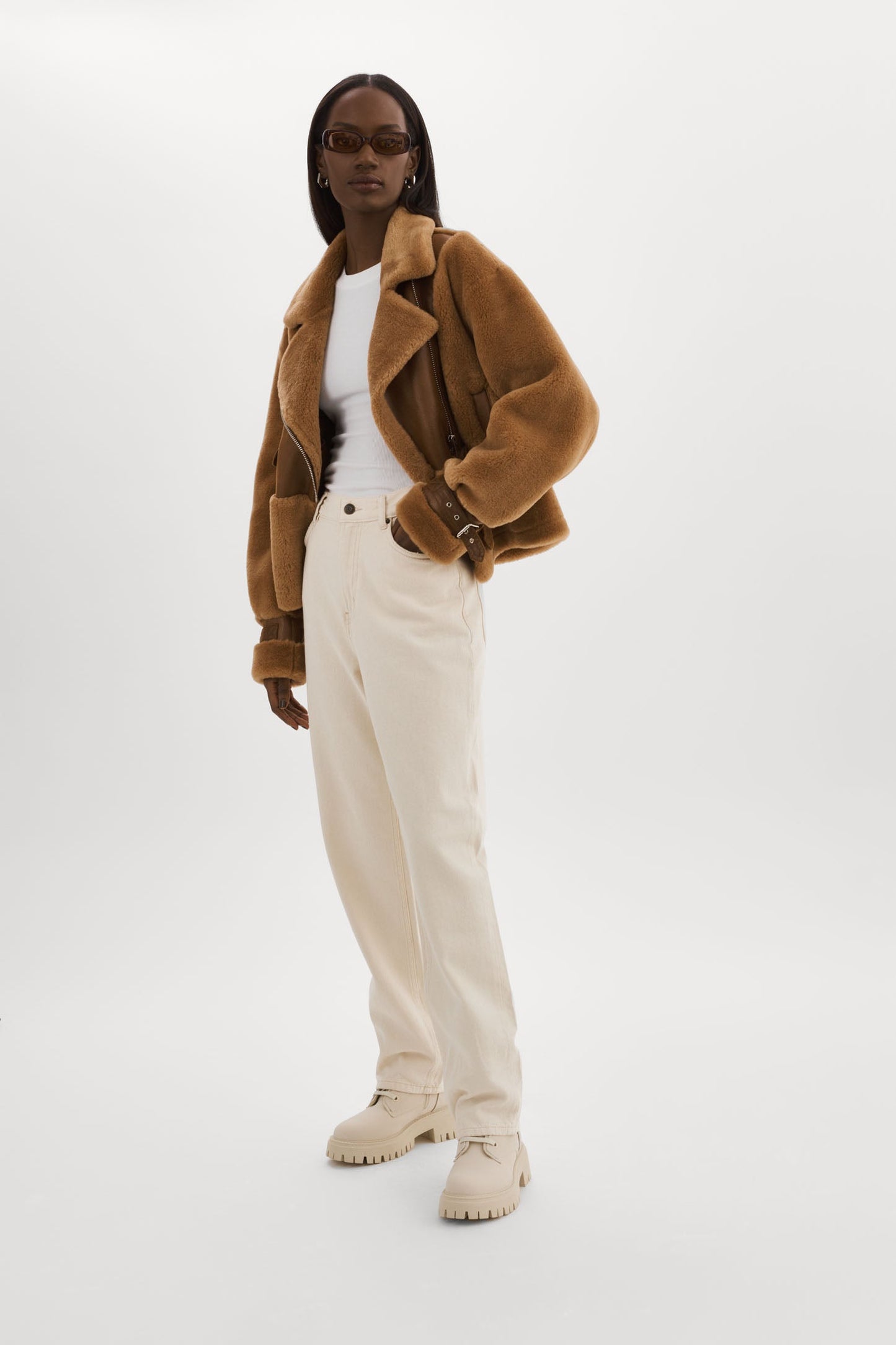 Lamarque Elody Faux Fur Jacket