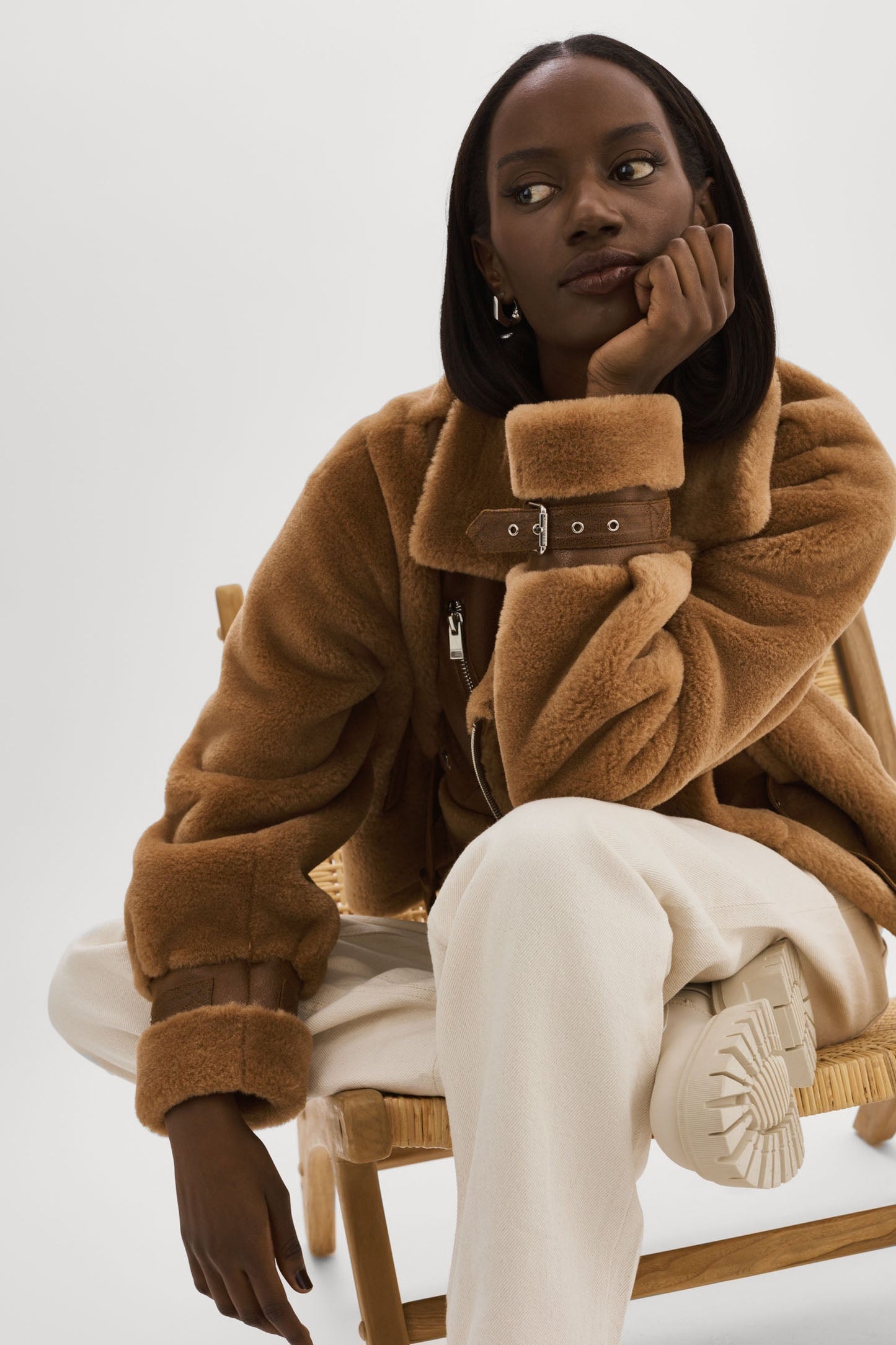 Lamarque Elody Faux Fur Jacket