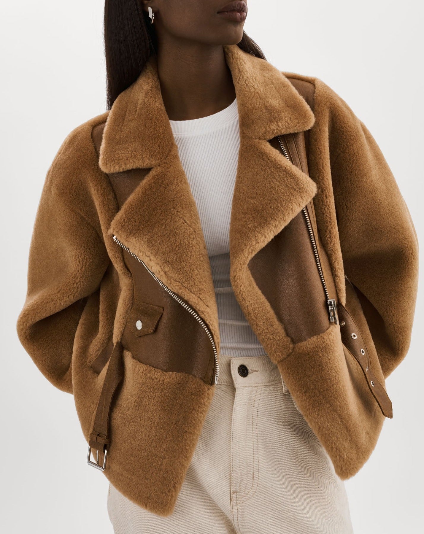 Lamarque Elody Faux Fur Jacket