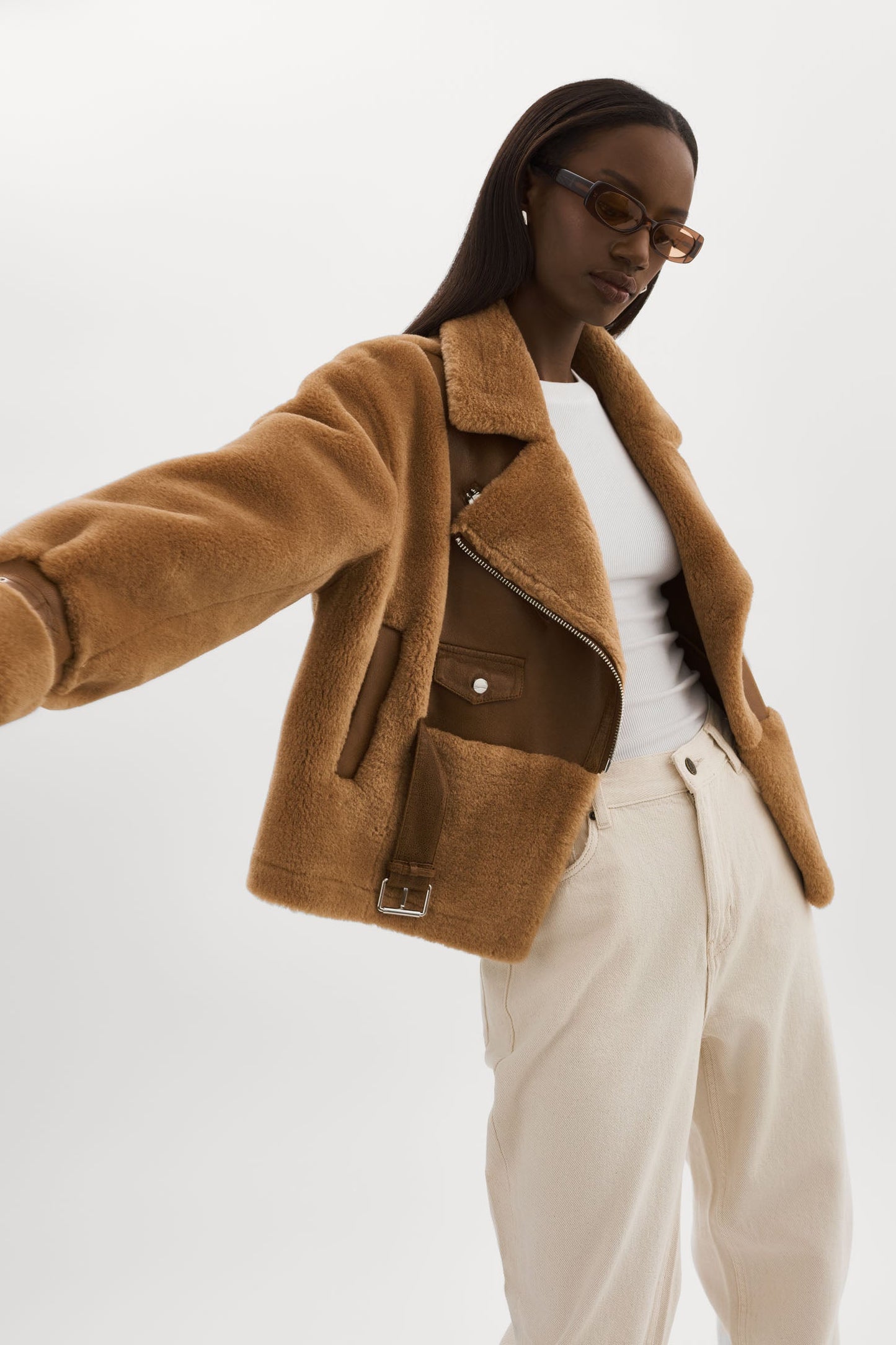 Lamarque Elody Faux Fur Jacket