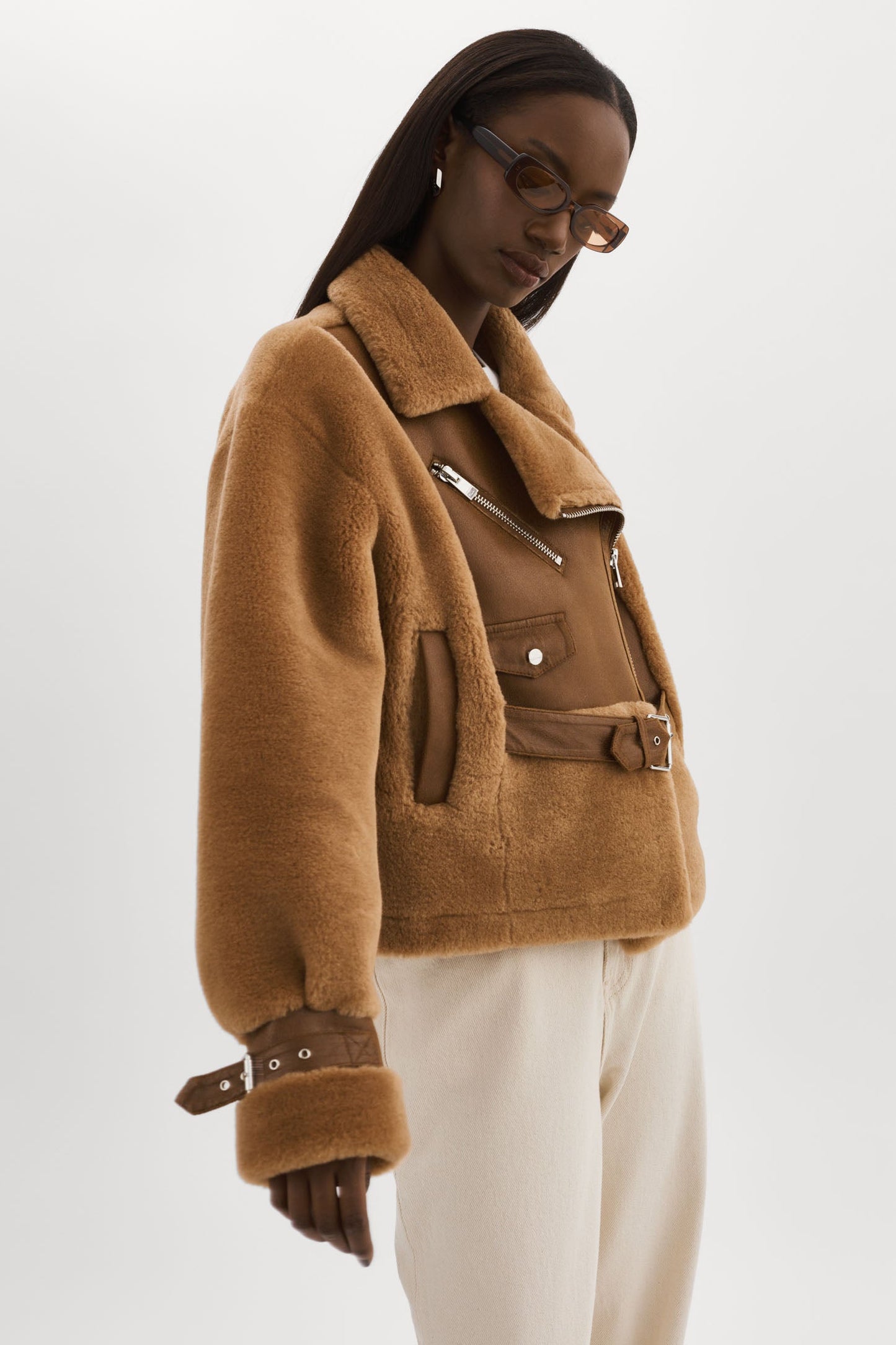 Lamarque Elody Faux Fur Jacket