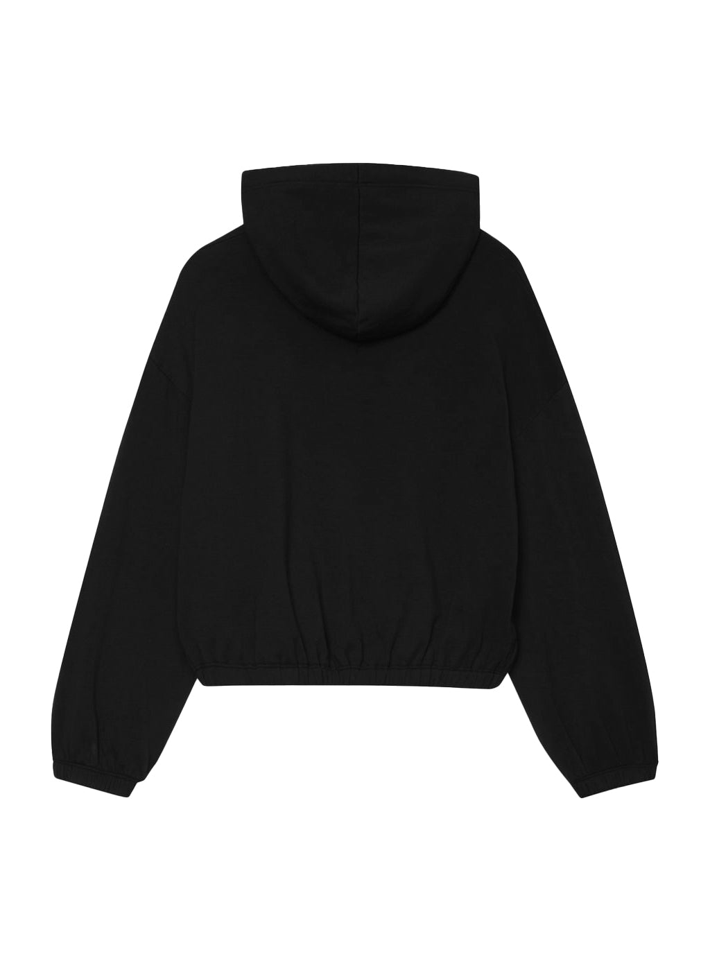 Stateside Softest Fleece Crop Zip Hoodie