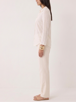 Majestic Filatures Stretch Linen 3\4 Sleeve Shirt