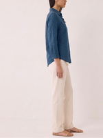 Majestic Filatures Stretch Linen 3\4 Sleeve Shirt