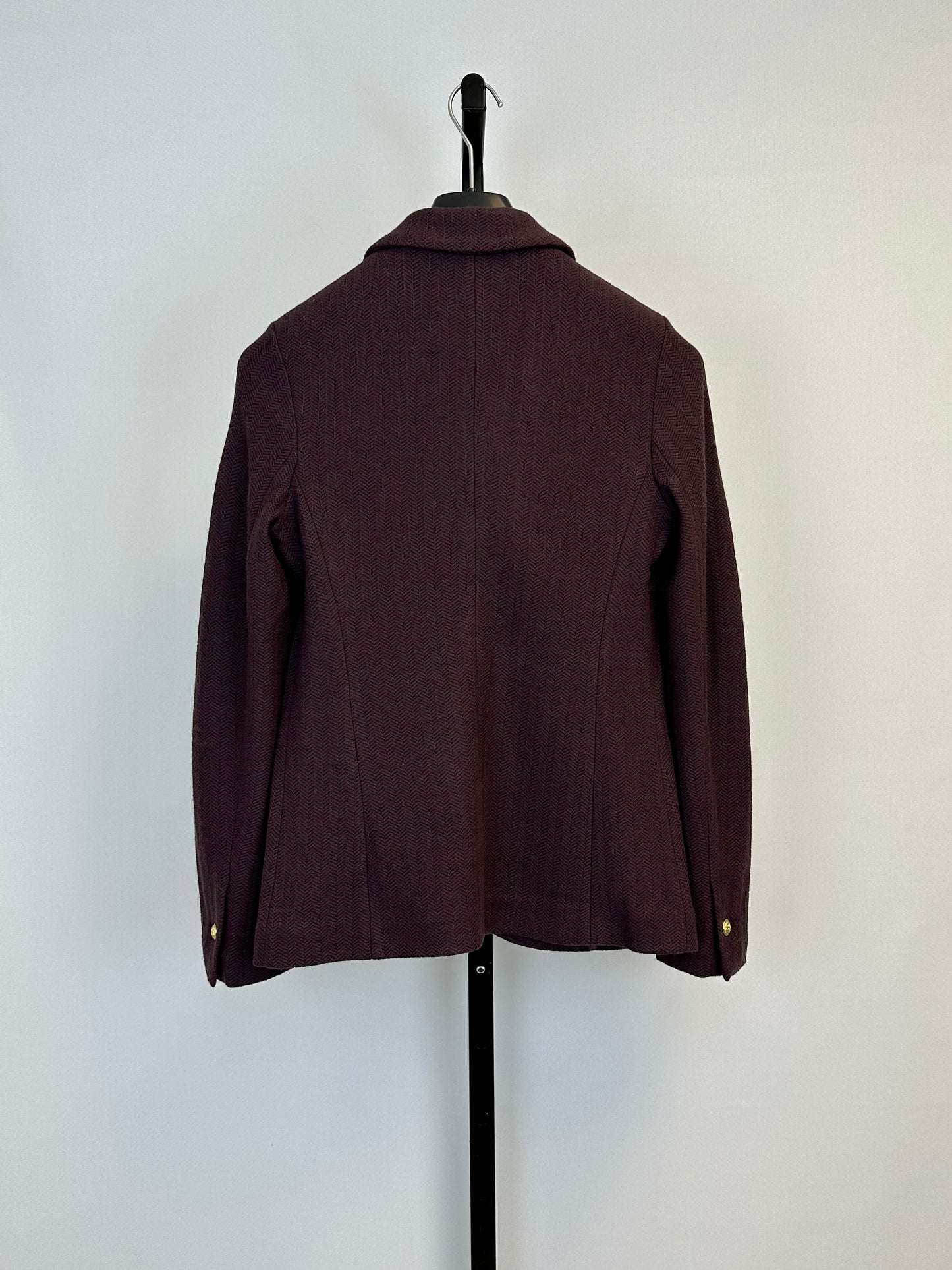 Circolo Herringbone Slim Fit Lana Blazer