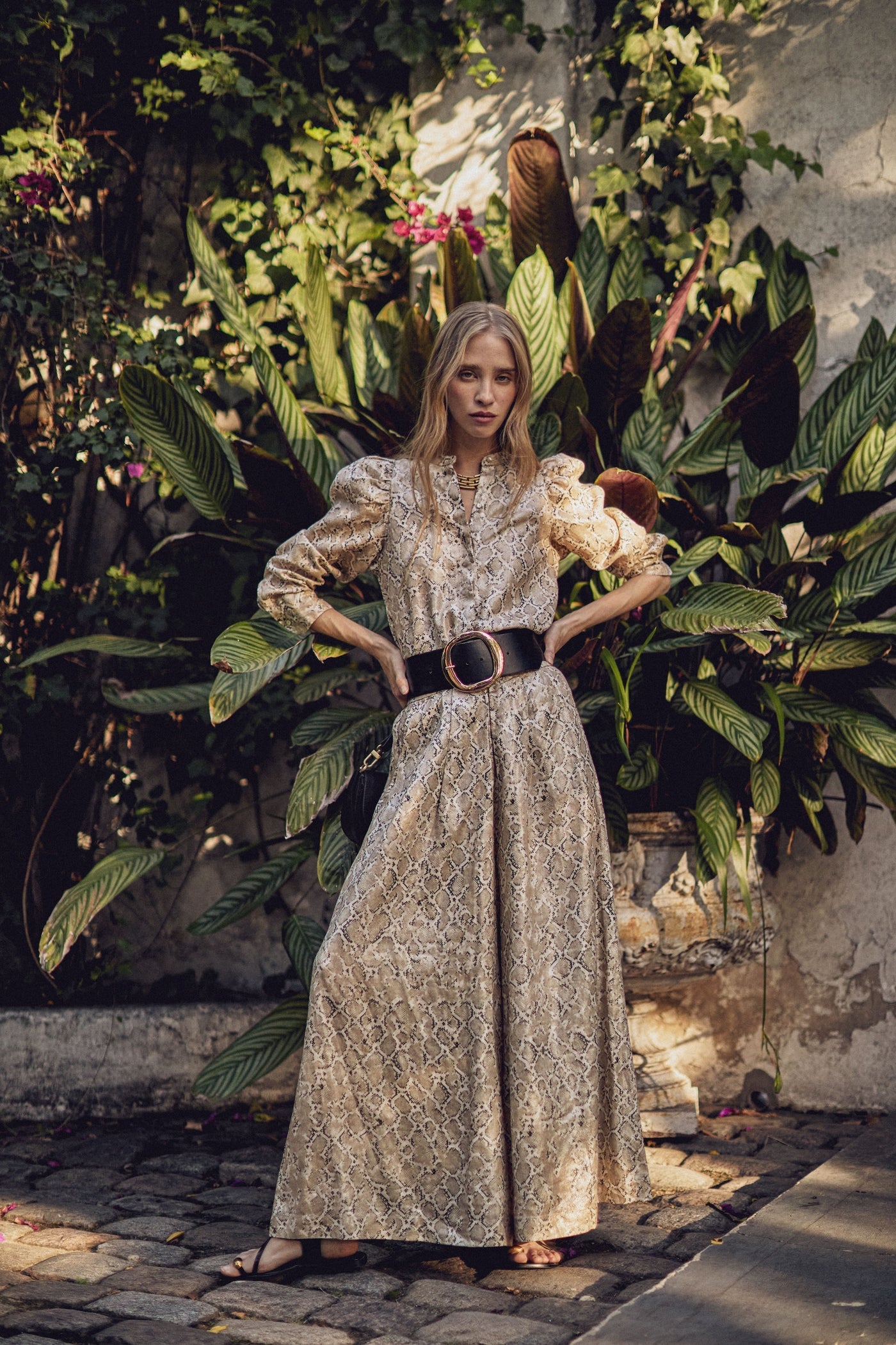 Lanhtropy Sabi Metallic Linen Pants