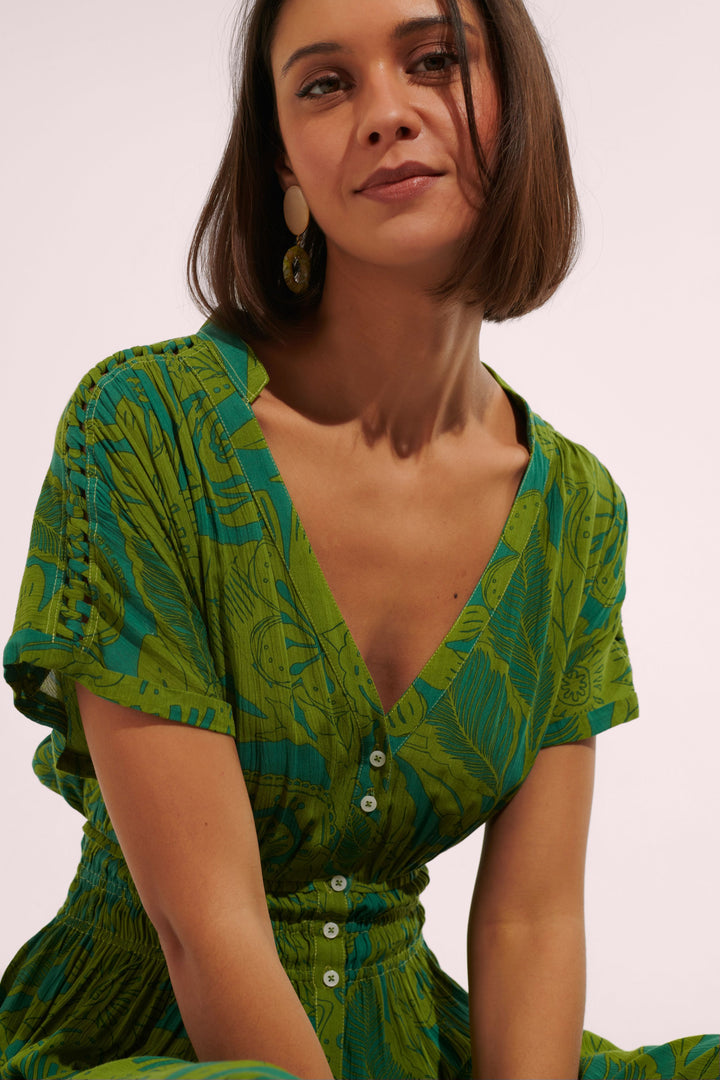 Poupette St Barth Becky Long Dress