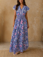 SALROSA Long Print Dress_JC-10
