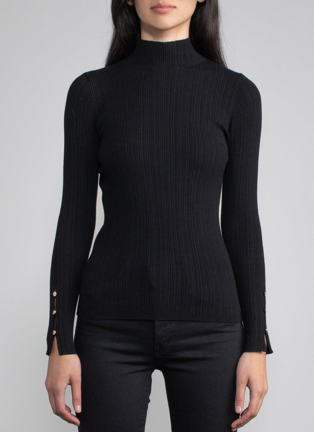 Margaret O'Leary Phoebe Rib Mockneck