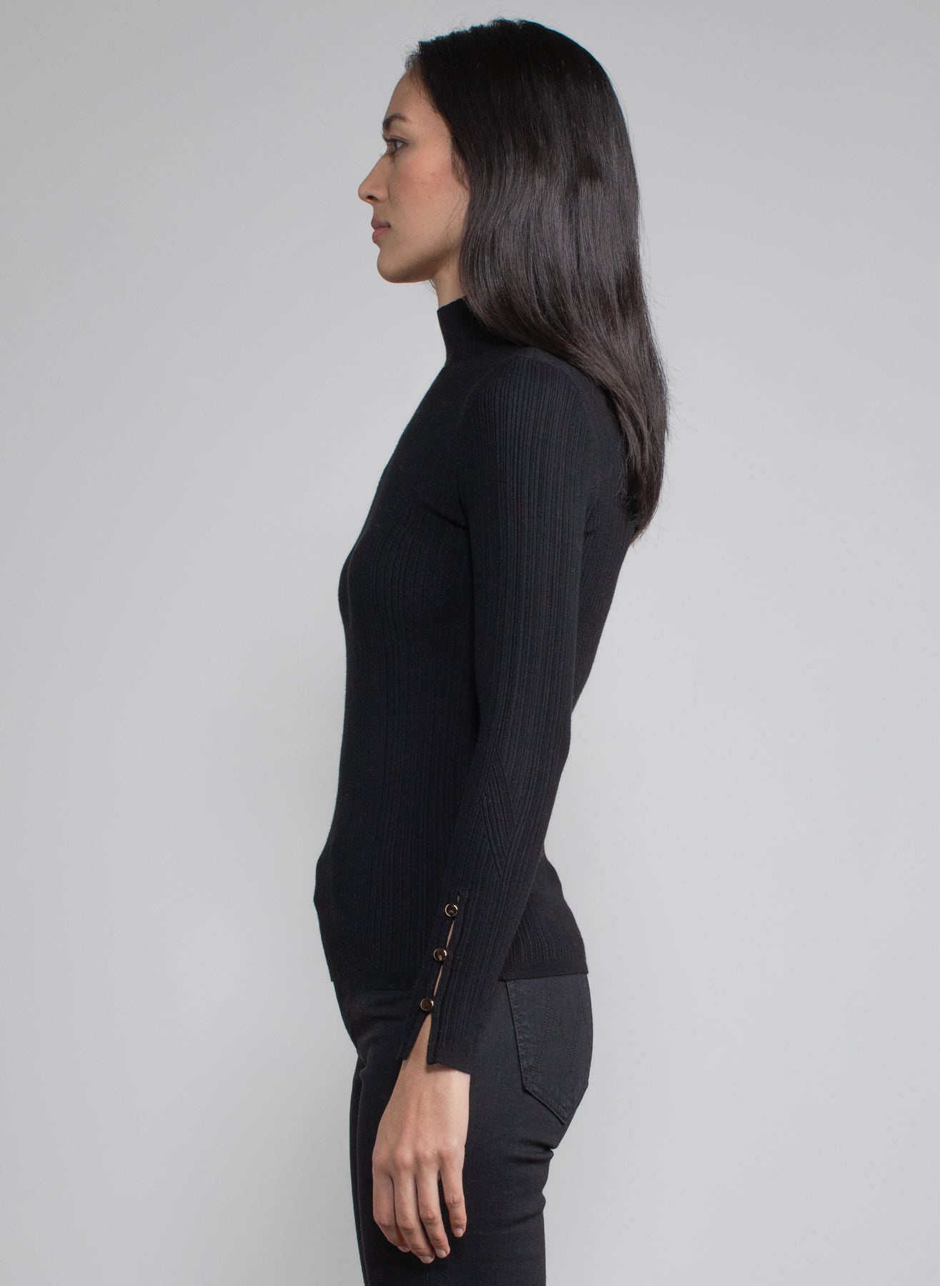 Margaret O'Leary Phoebe Rib Mockneck
