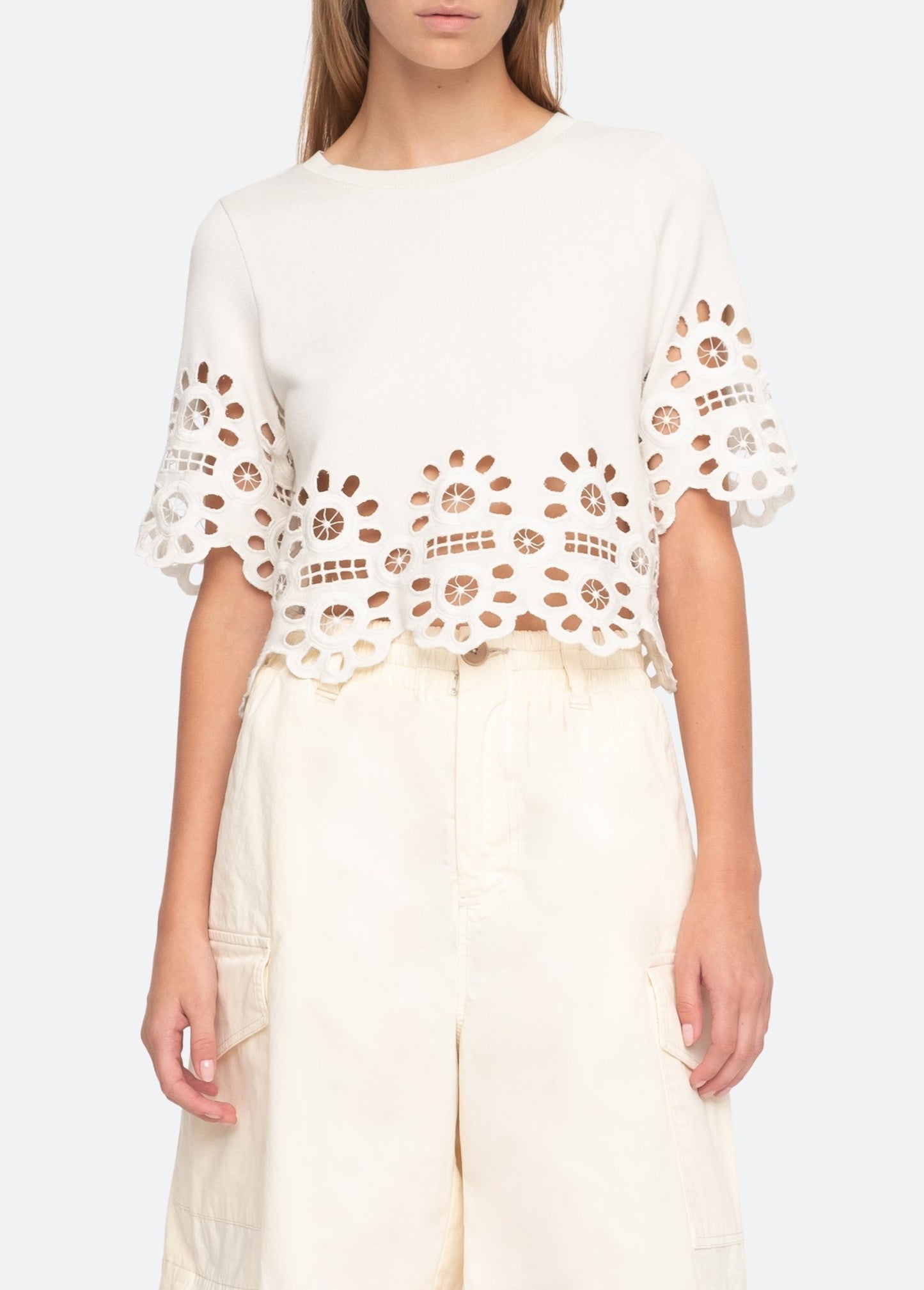 Sea Elysse Embroidery Sweater