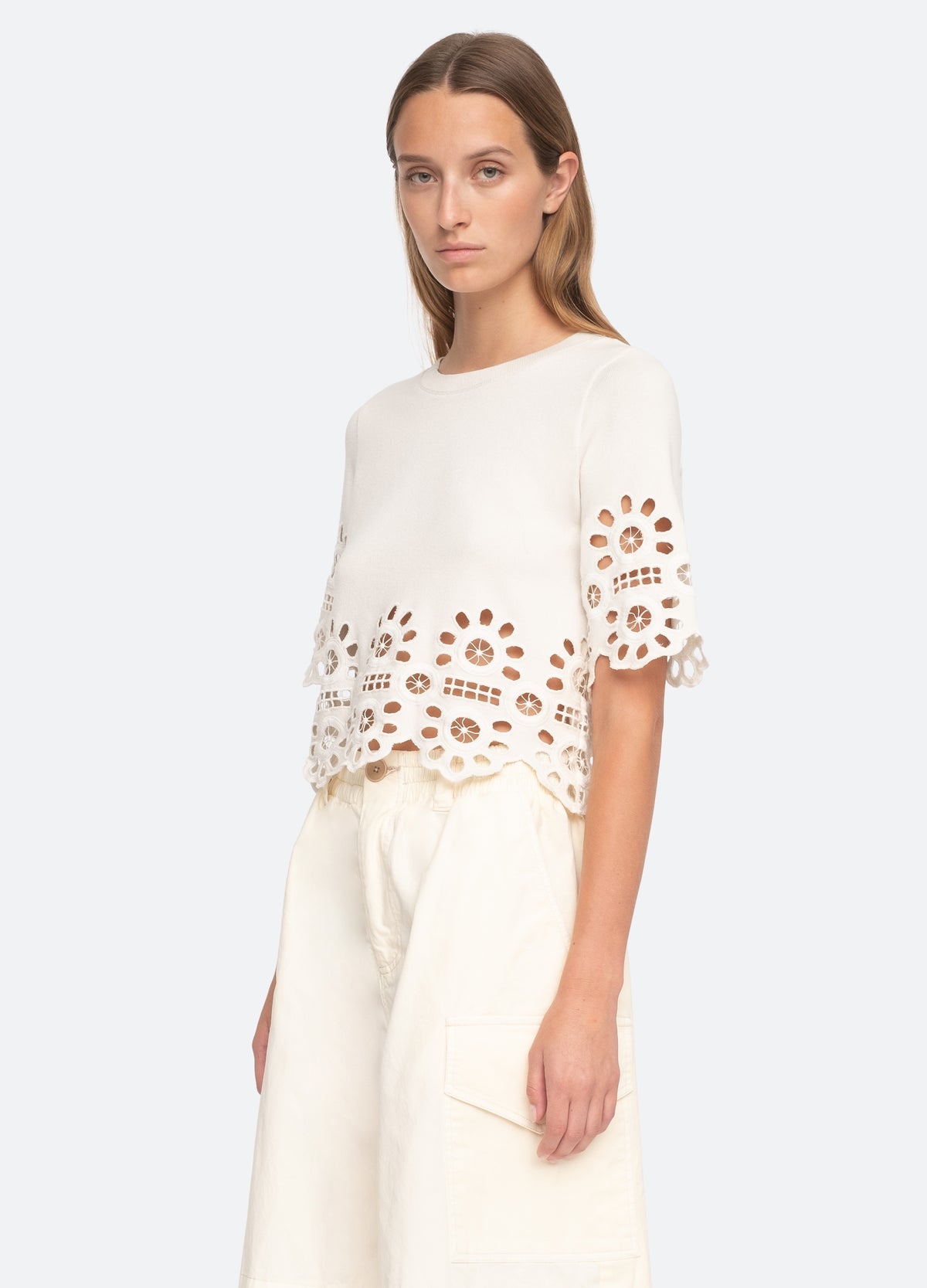 Sea Elysse Embroidery Sweater