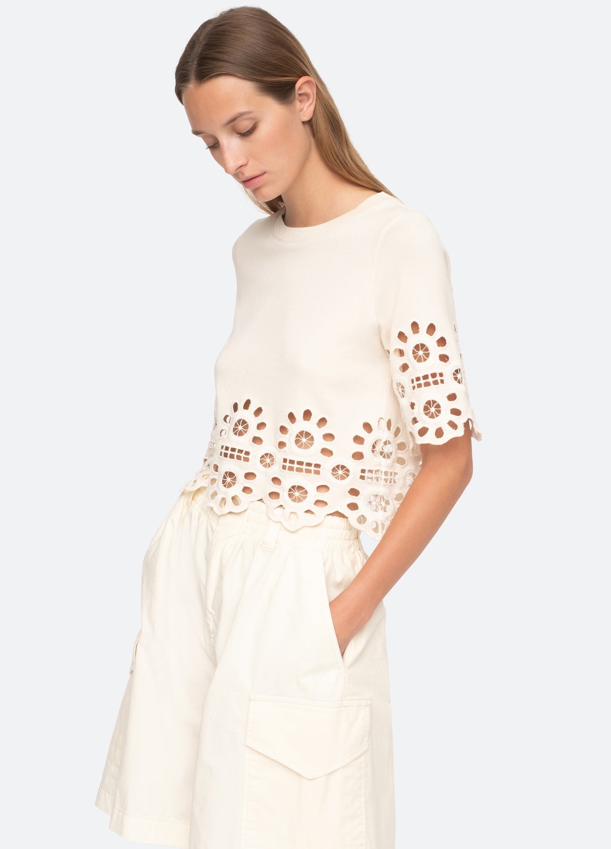 Sea Elysse Embroidery Sweater