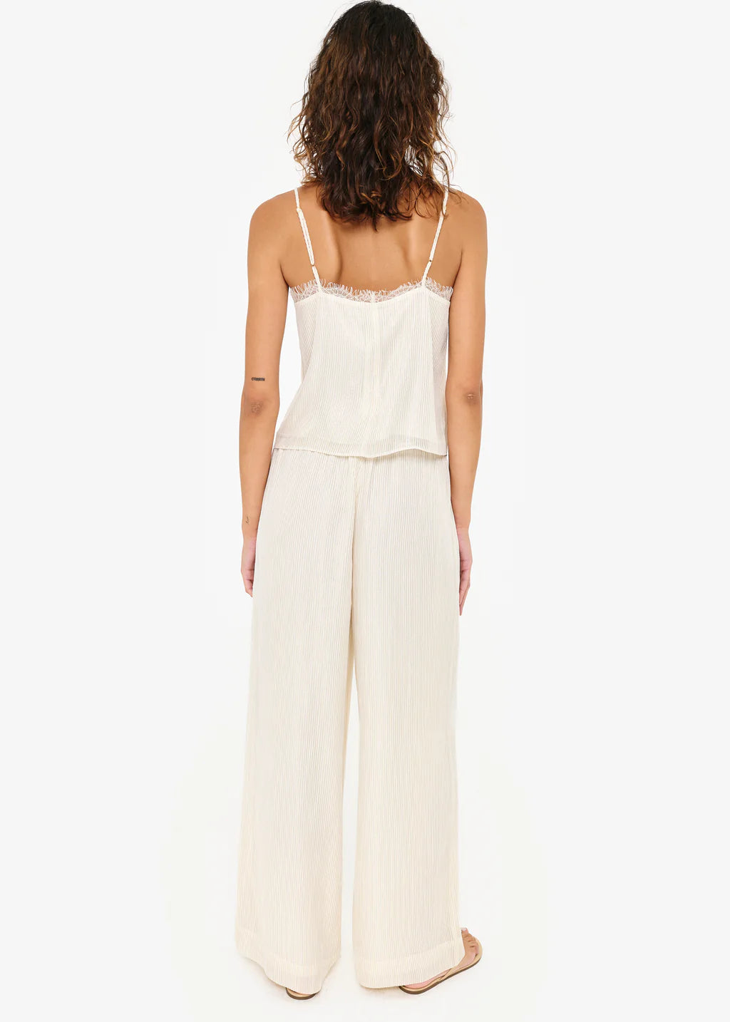 Cami Melisa Metallic Chiffon Camisole