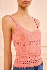 Ulla Johnson Esme Eyelet Knit Camisole
