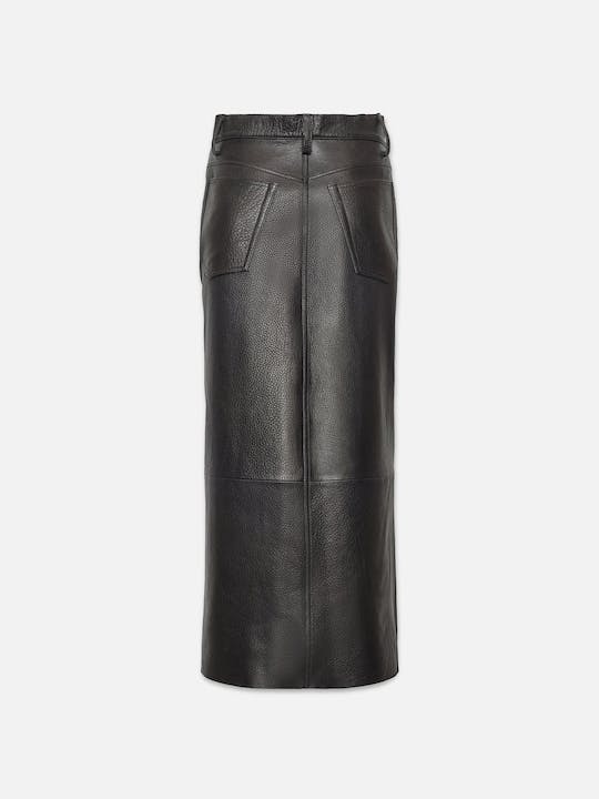 FRAME The Leather Midaxi Skirt