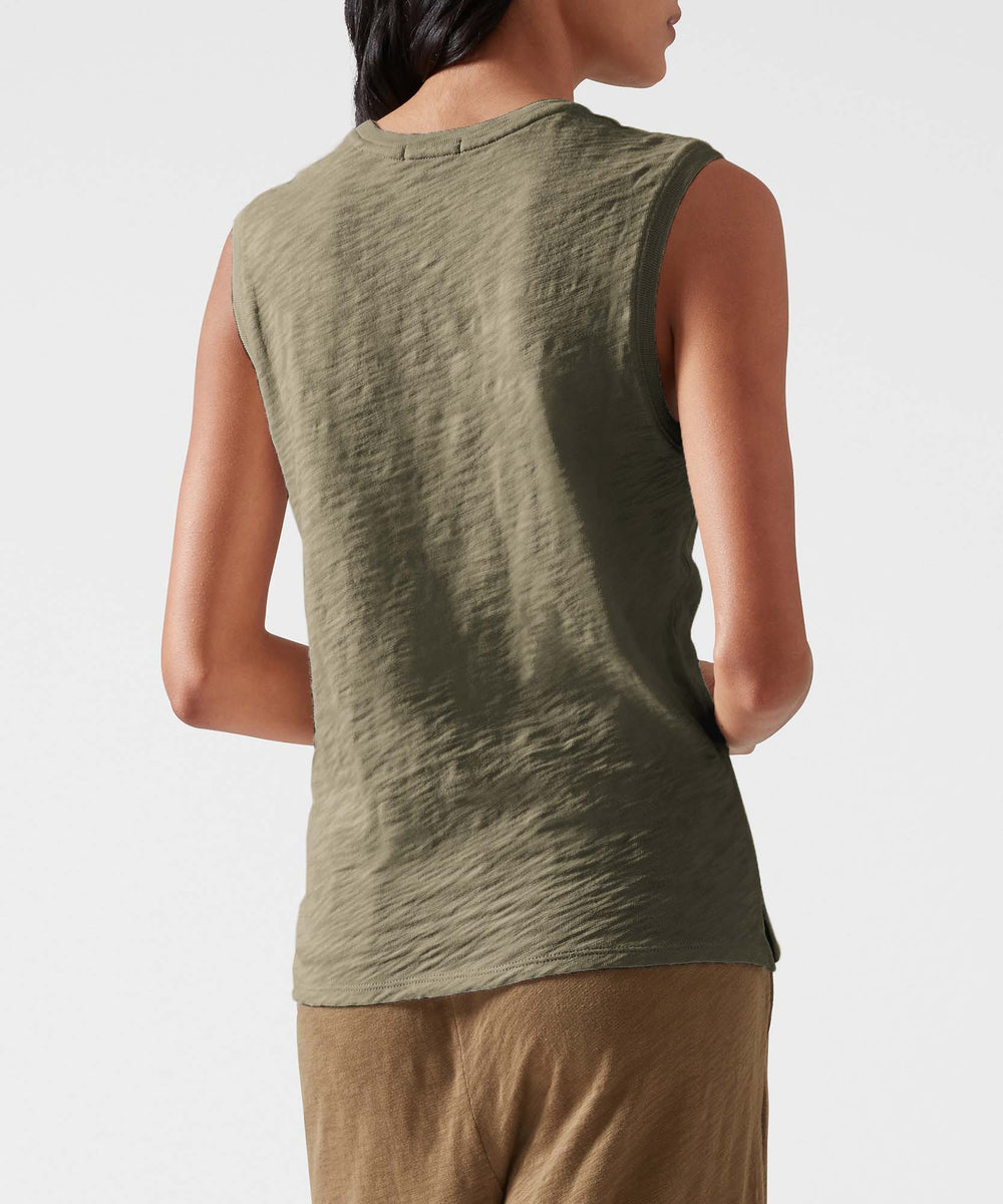 ATM Slub Jersey Sleeveless Schoolboy Tee