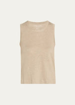 Majestic Filatures Stretch Linen Crewneck Tank