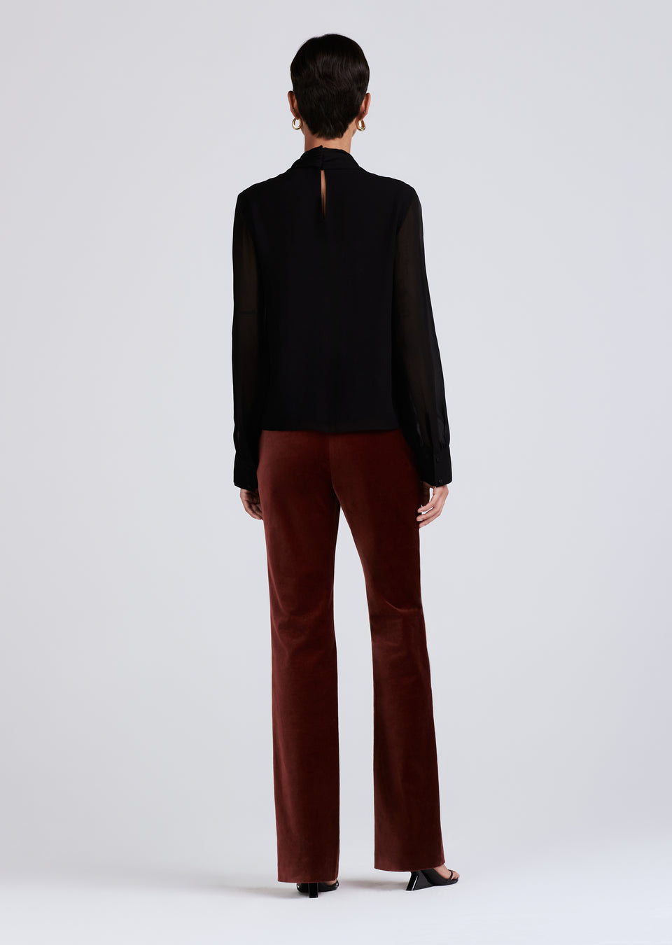 Derek Lam Valentine Neck Tie Blouse