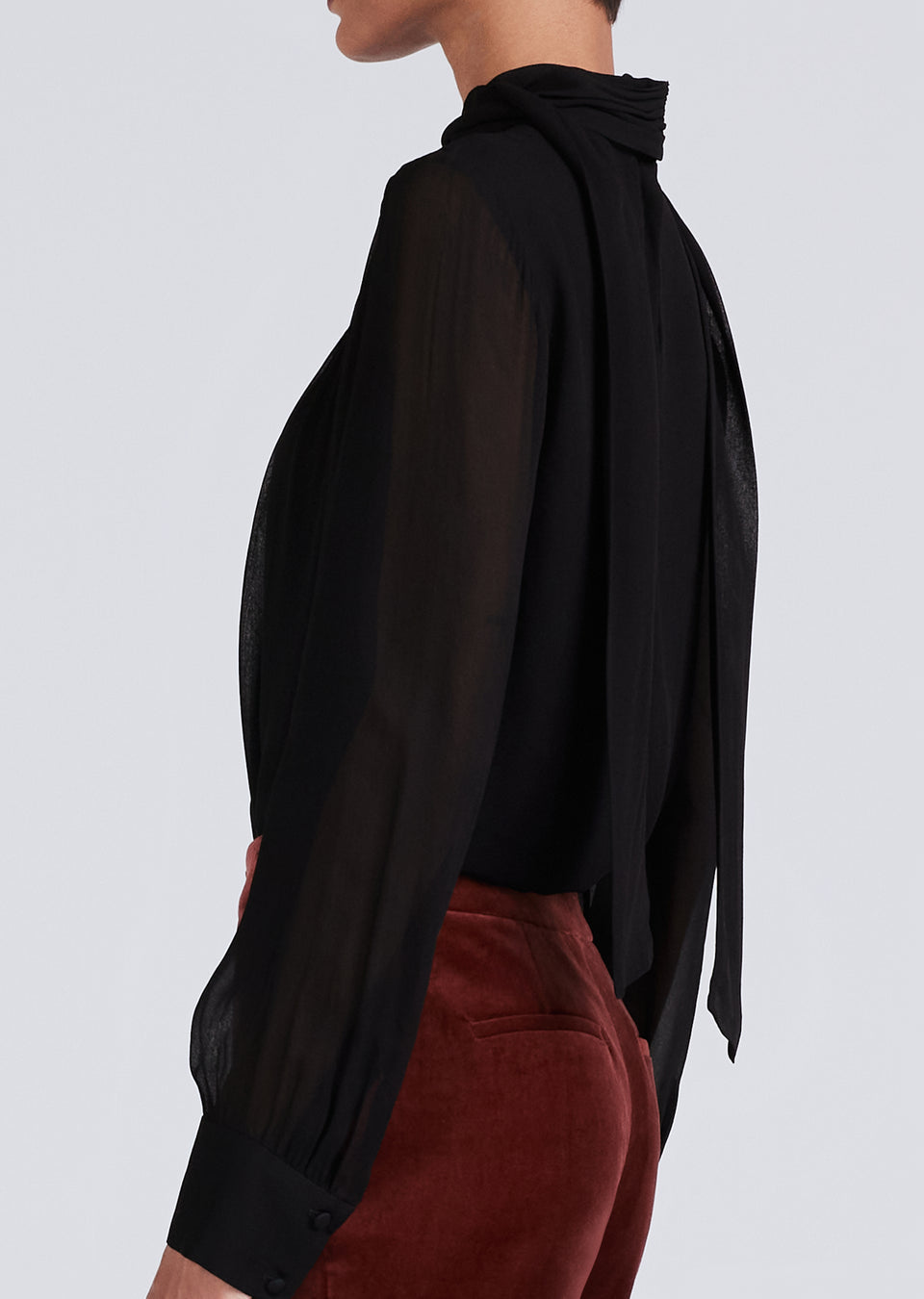 Derek Lam Valentine Neck Tie Blouse