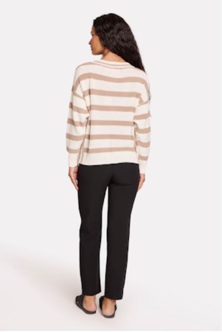 Wispr Stripe Crop Cardigan
