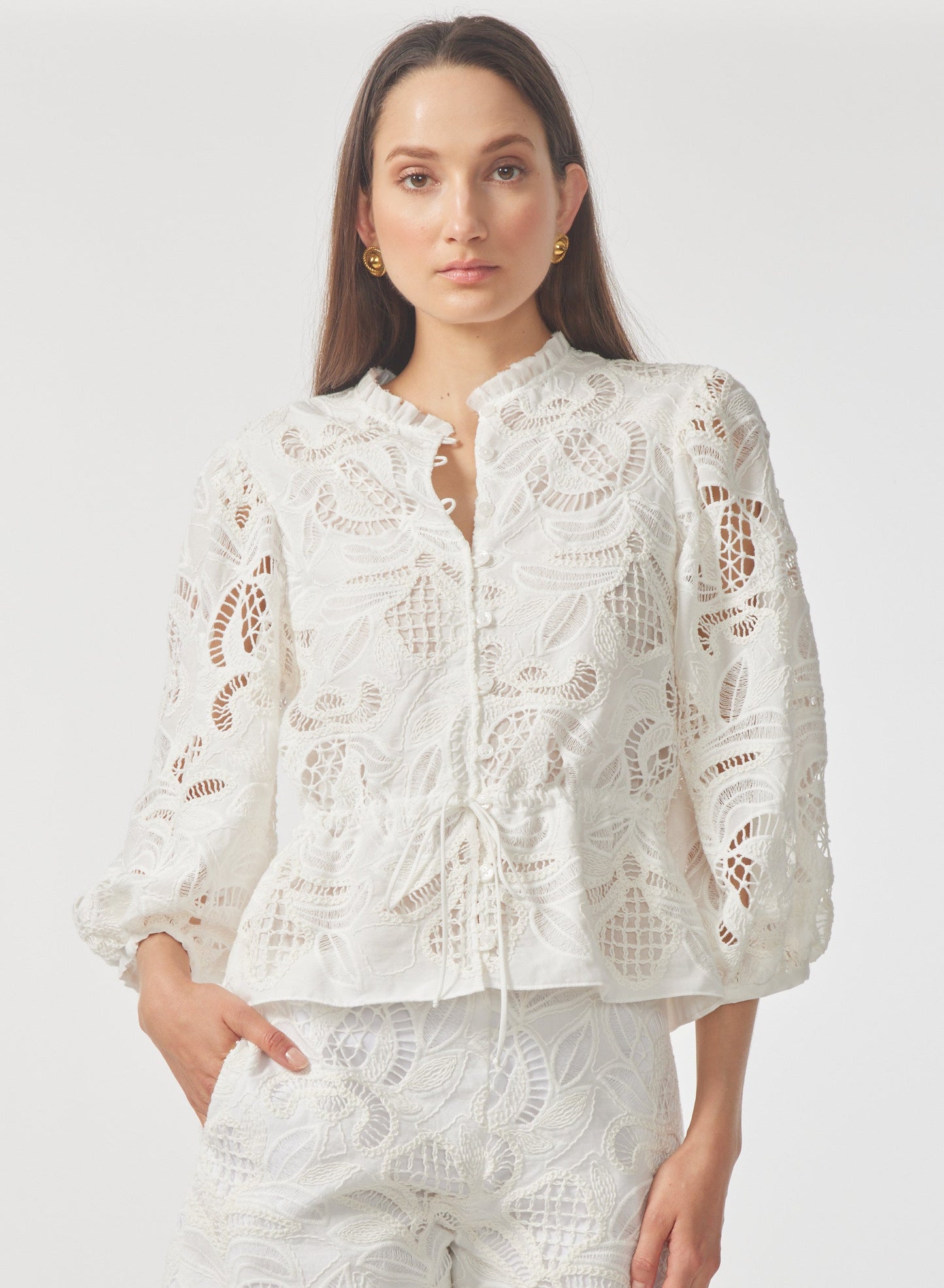 Gilner Farrar Iman Blouse