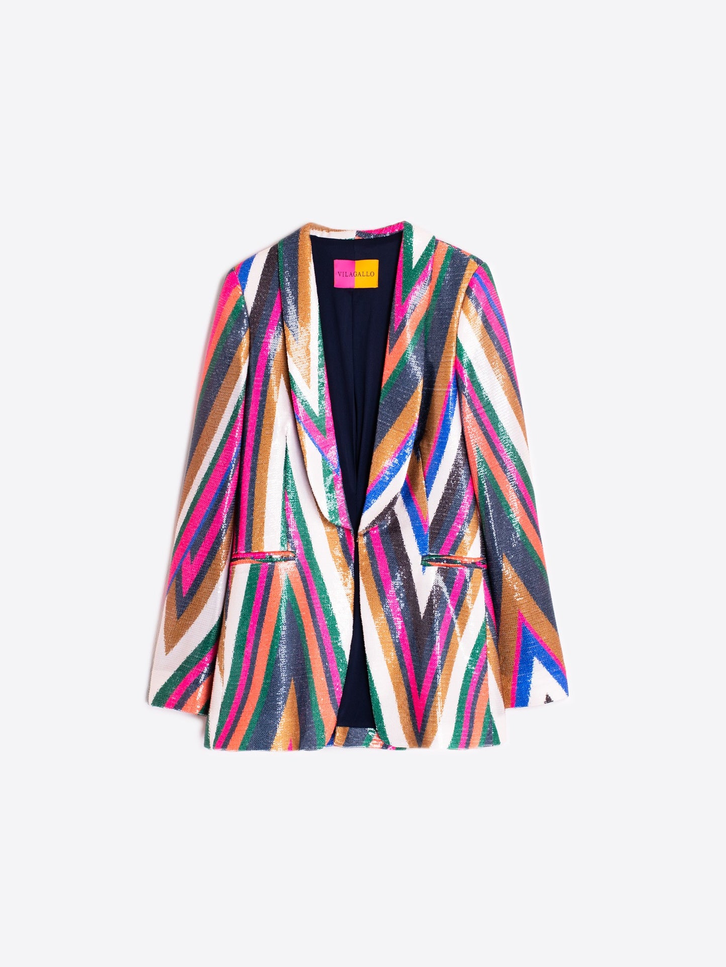Vilagallo Sequin Smoking Jacket