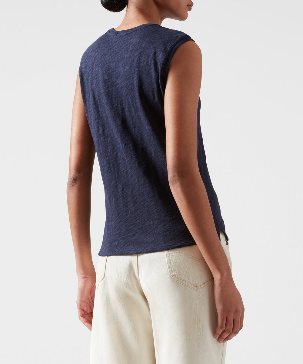 ATM Slub Jersey Sleeveless Schoolboy Tee