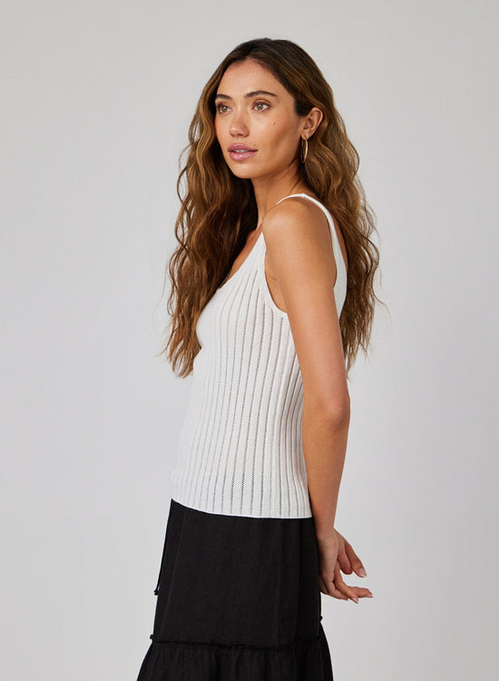 Bella Dahl Open Knit Tank