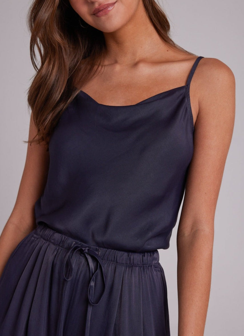 Bella Dahl Satin Cowl Neck Camisol