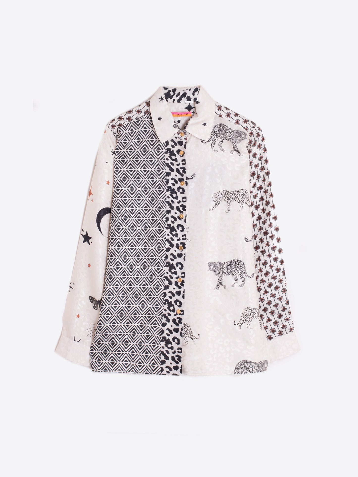 Vilagallo Irina Patchwork Shirt
