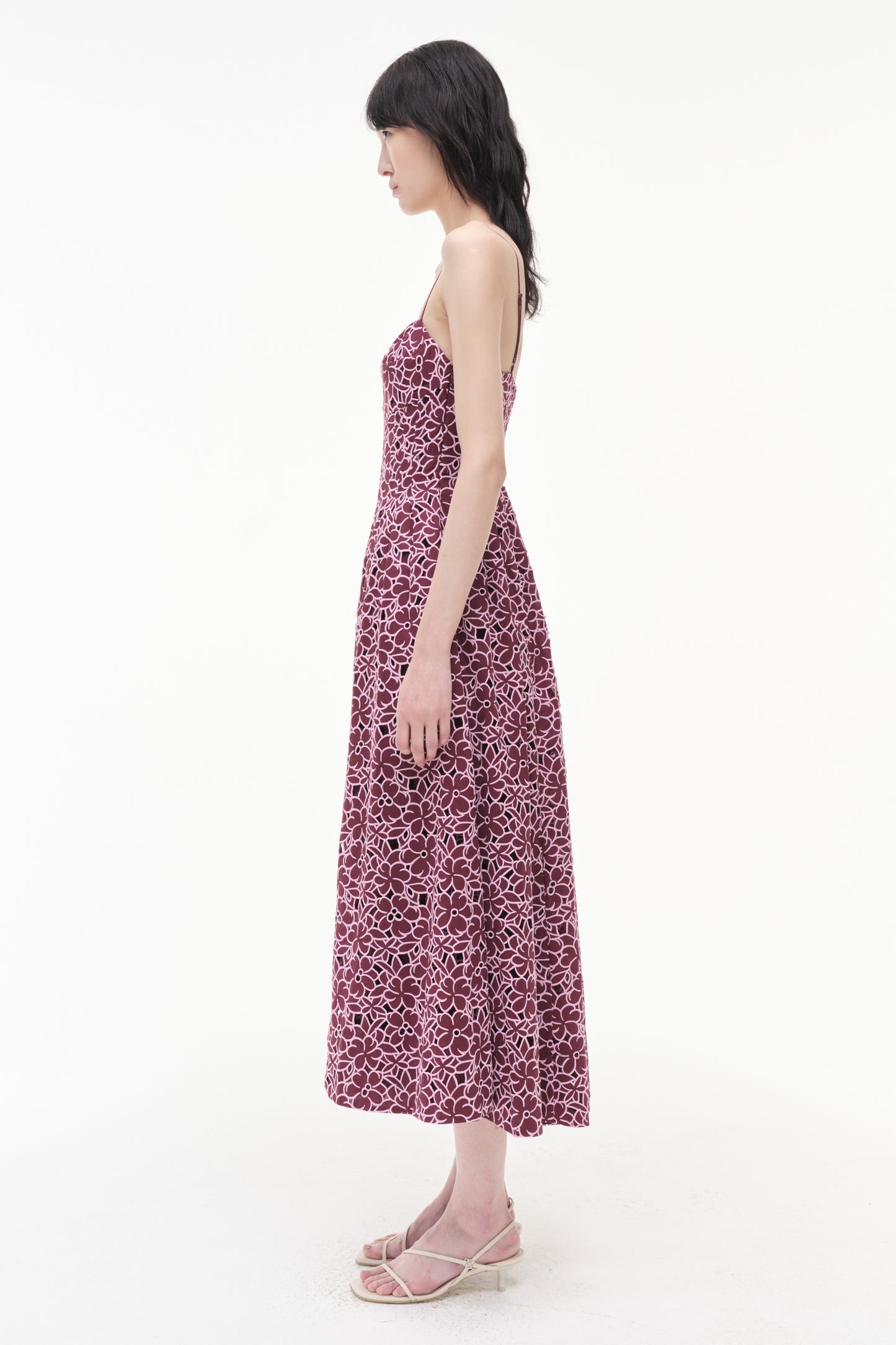 Simkhai Kittiya S/L Midi Dress