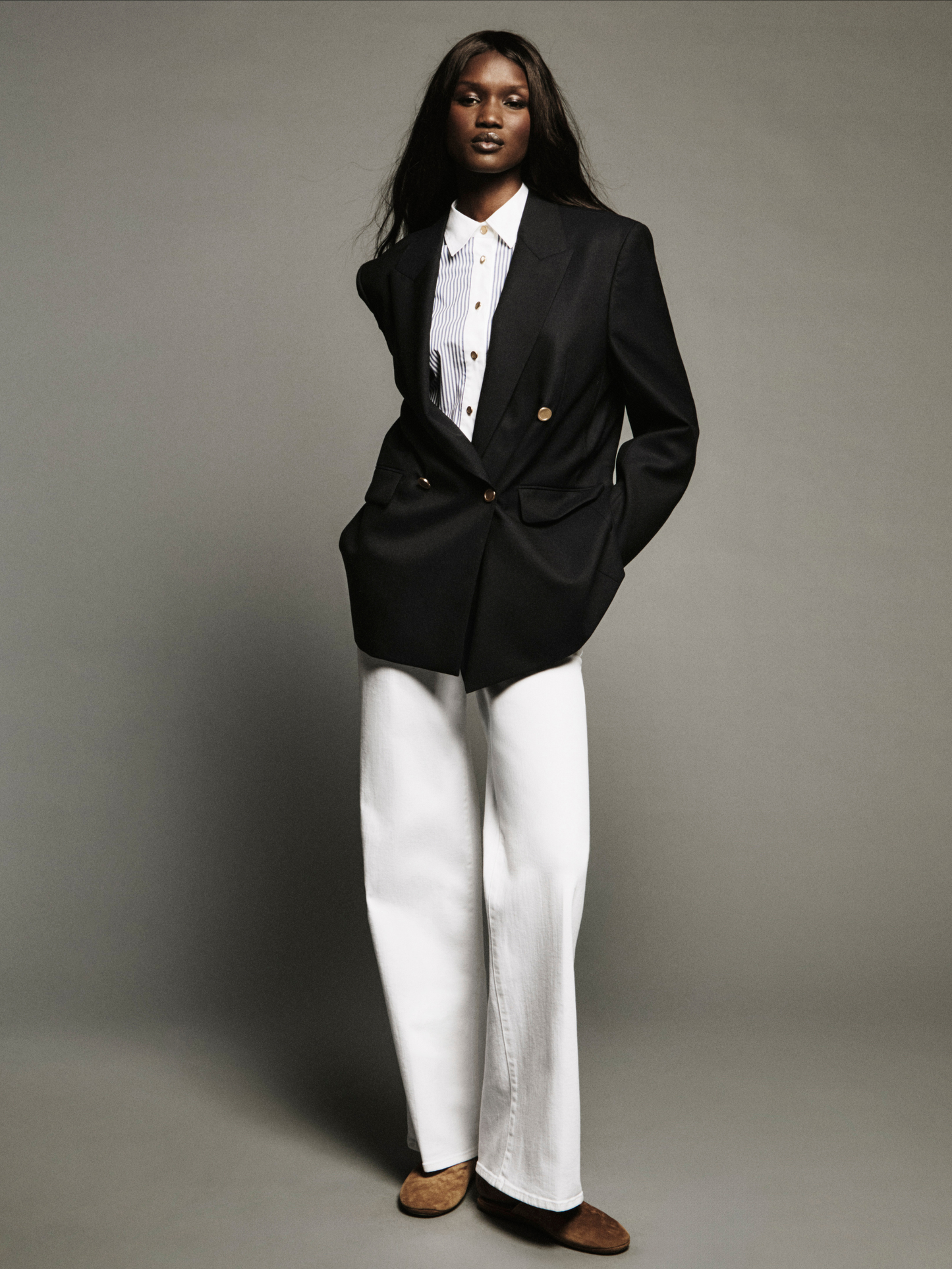 FRAME Le Slim Palazzo Pants