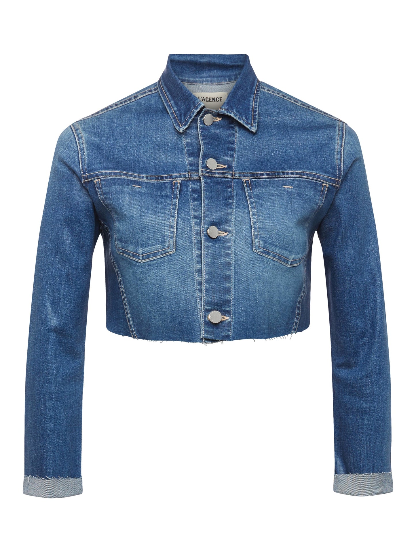 Lagence Wesley Crop Raw Jacket