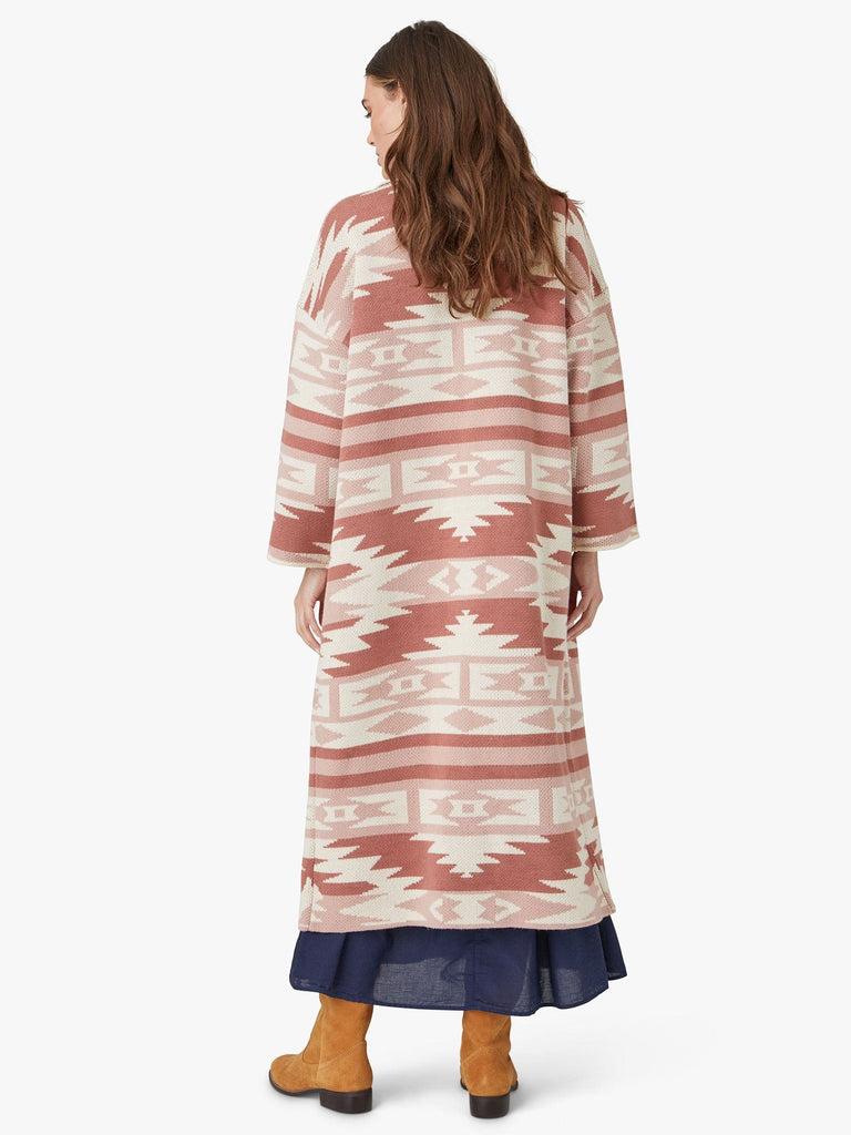 Aleck Cardigan - L / Rose Toffee - Shirts & Tops
