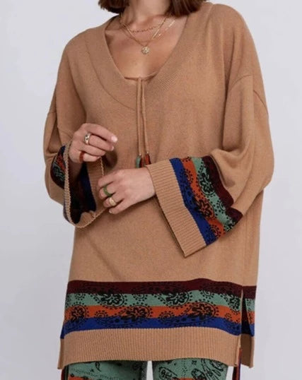 Verbena Cashmere Wool Blend Tunic - Top