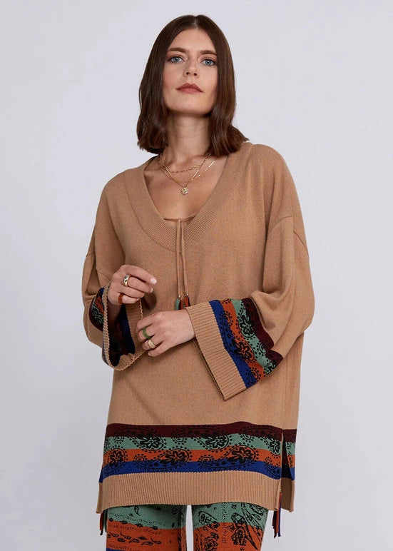 Verbena Cashmere Wool Blend Tunic - Top