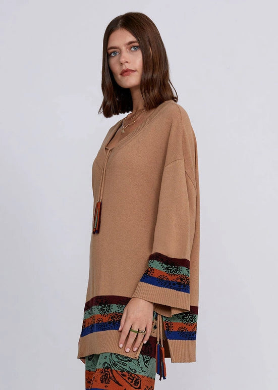 Verbena Cashmere Wool Blend Tunic - Top