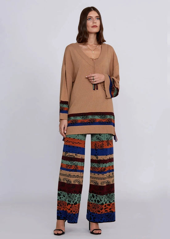 Verbena Cashmere Wool Blend Tunic - Top