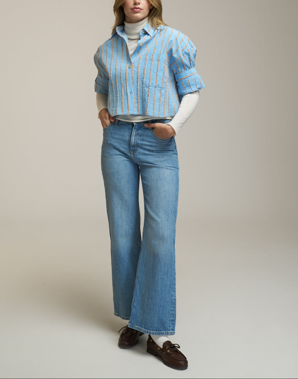 0039 Italy Marike Stripe Blouse