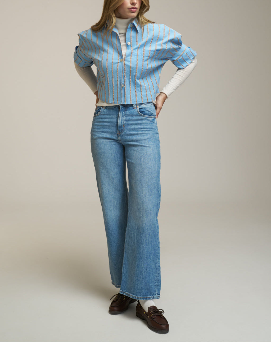 0039 Italy Marike Stripe Blouse