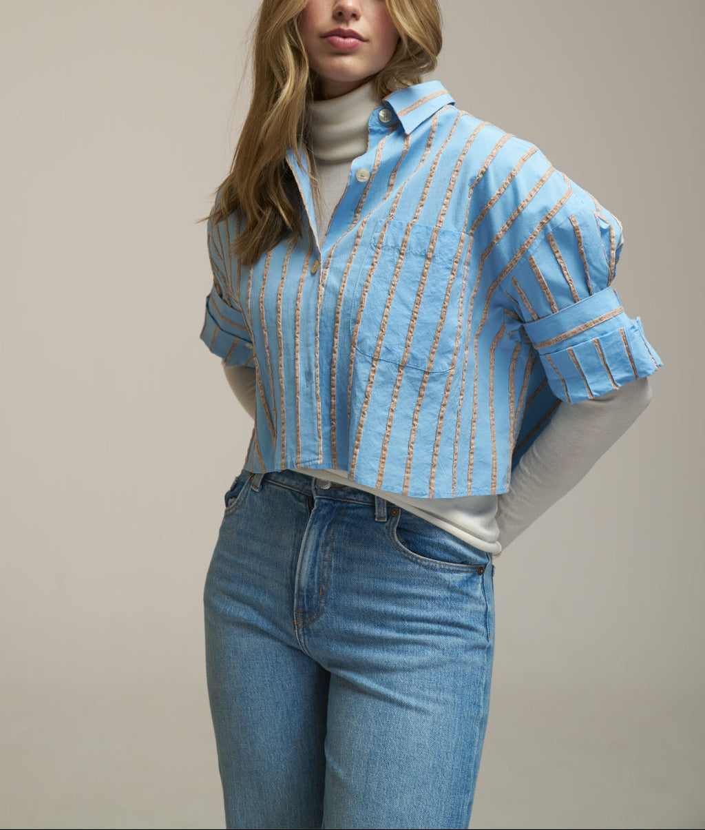 0039 Italy Marike Stripe Blouse