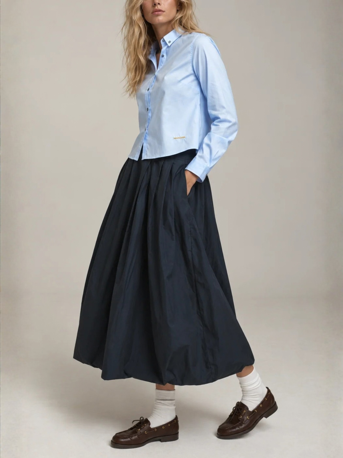 0039 Italy Carla Crop Shirt_CARLA222602