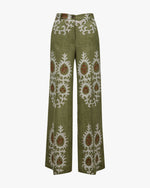 Bazar Deluxe Printed Linen Palazzo Trouser