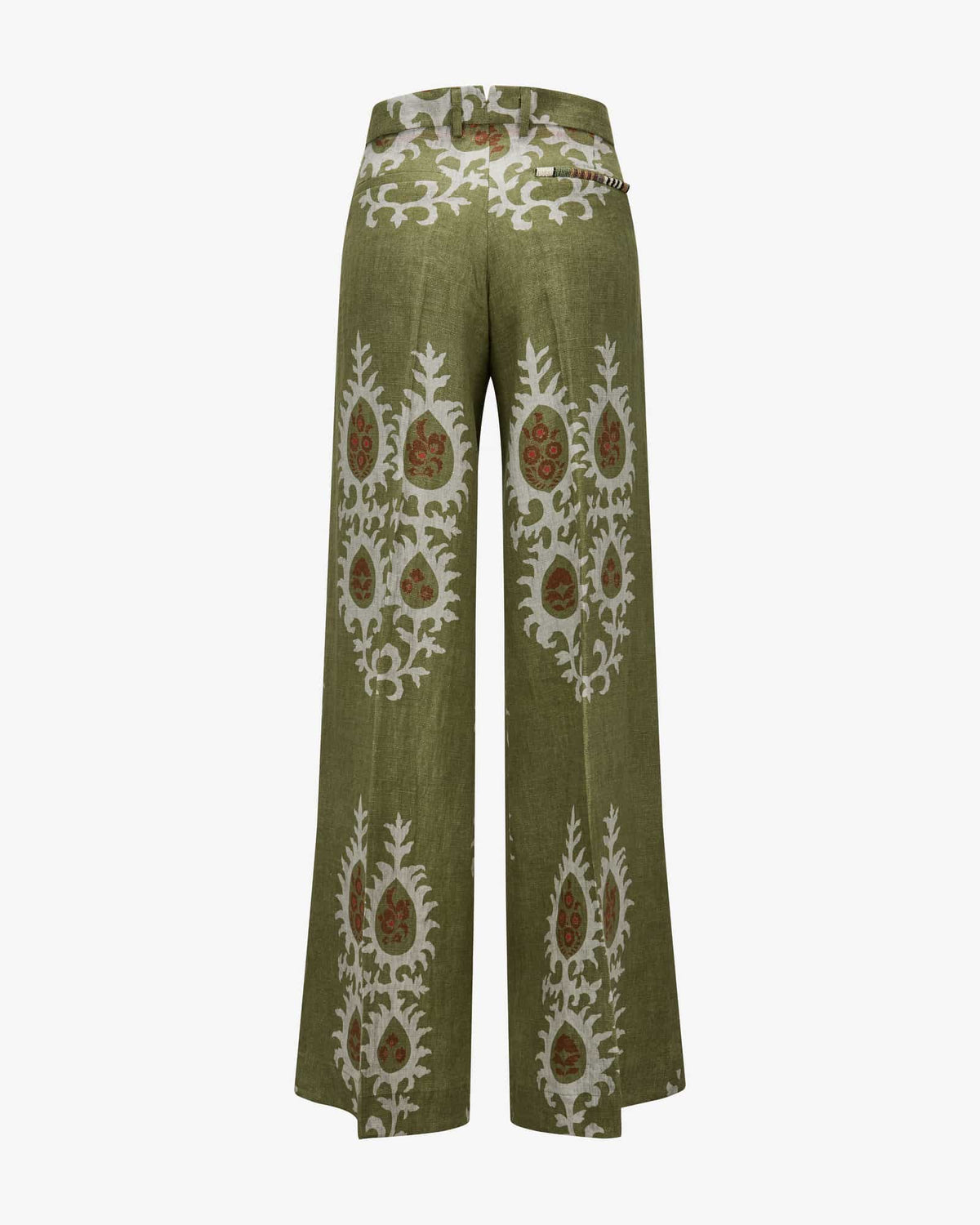 Bazar Deluxe Printed Linen Palazzo Trouser